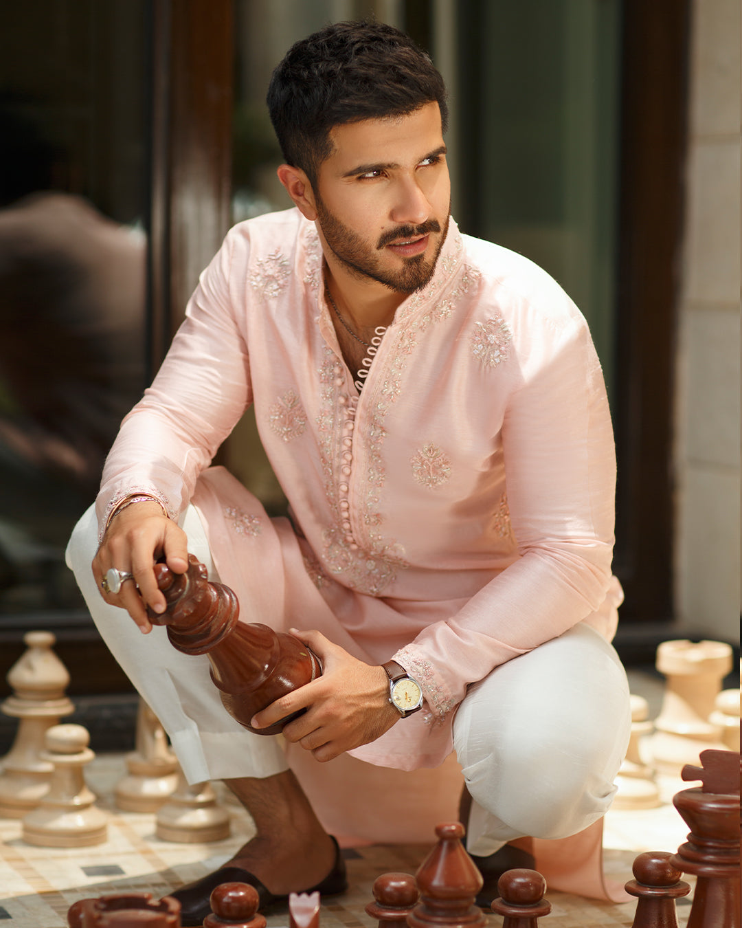 Pakistani Menswear | Okan by Libayah Ltd. - Designer Dress - Type: Menswear - Available at Libayah - 100% Original