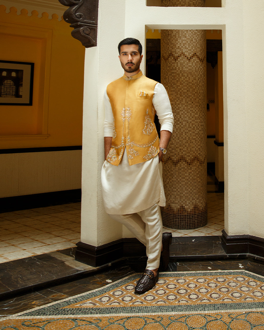 Pakistani Menswear | Halit by Libayah Ltd. - Designer Dress - Type: Menswear - Available at Libayah - 100% Original