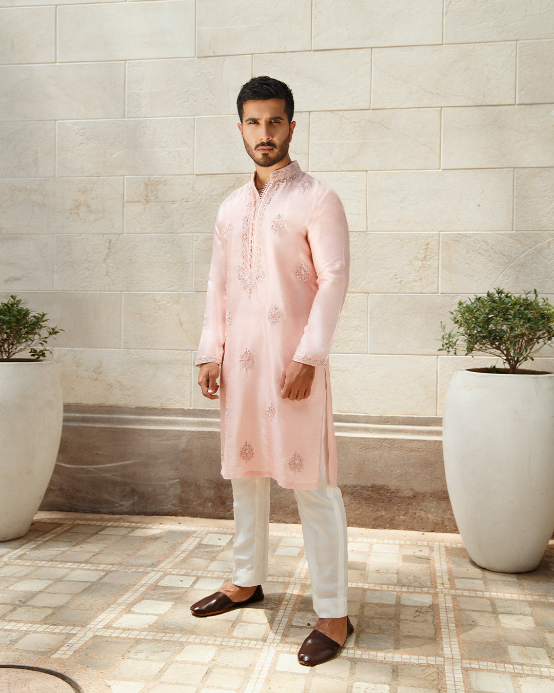 Pakistani Menswear | Okan by Libayah Ltd. - Designer Dress - Type: Menswear - Available at Libayah - 100% Original