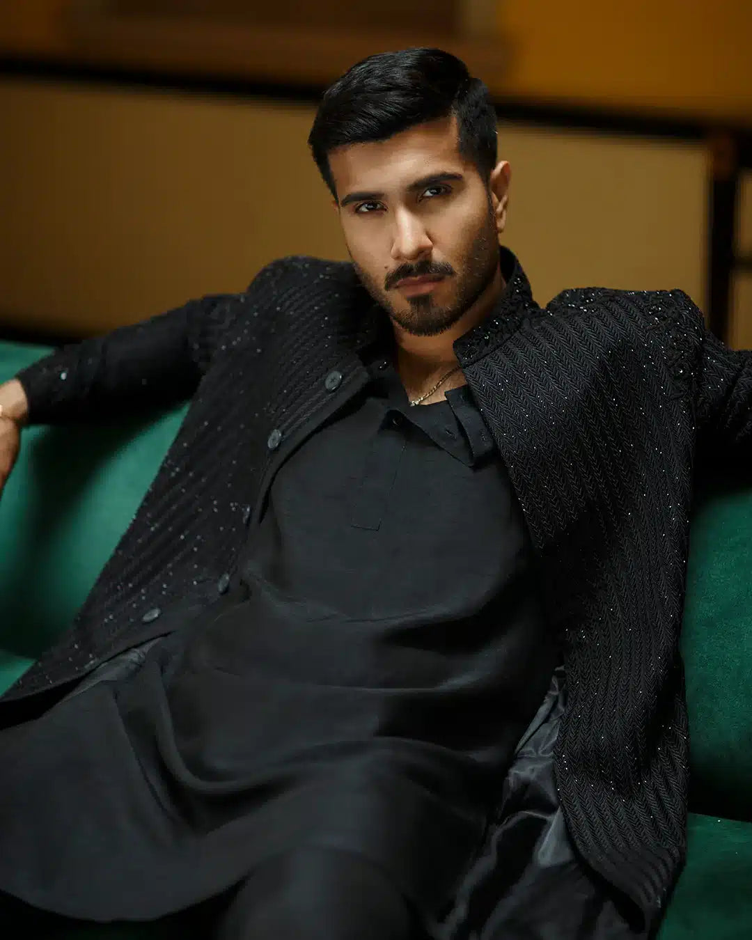 Pakistani Menswear | FSQ-Burak by Menswear - Designer Dress - Type: Menswear - Available at Libayah - 100% Original