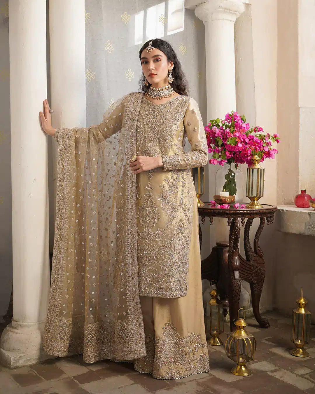 Faiza Saqlain | Irina Wedding Formals 23 | Aurela by Faiza Saqlain - Designer Dress  - Type : Wedding Dress - Available at Libayah - 100% Original 