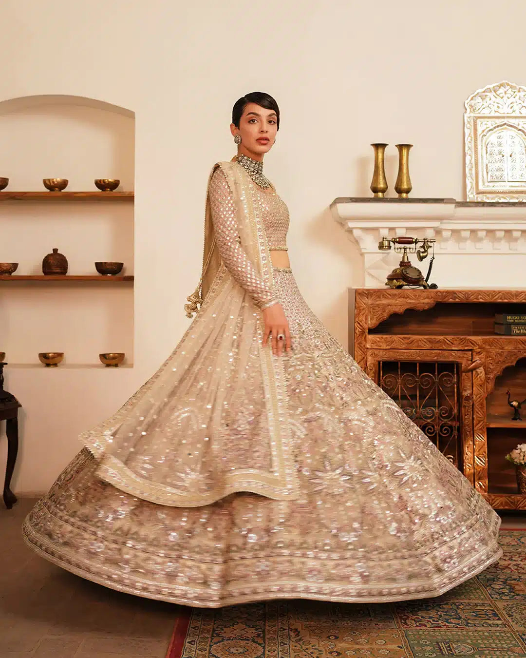Faiza Saqlain | Irina Wedding Formals 23 | Faatin by Faiza Saqlain - Designer Dress  - Type : Wedding Dress - Available at Libayah - 100% Original 