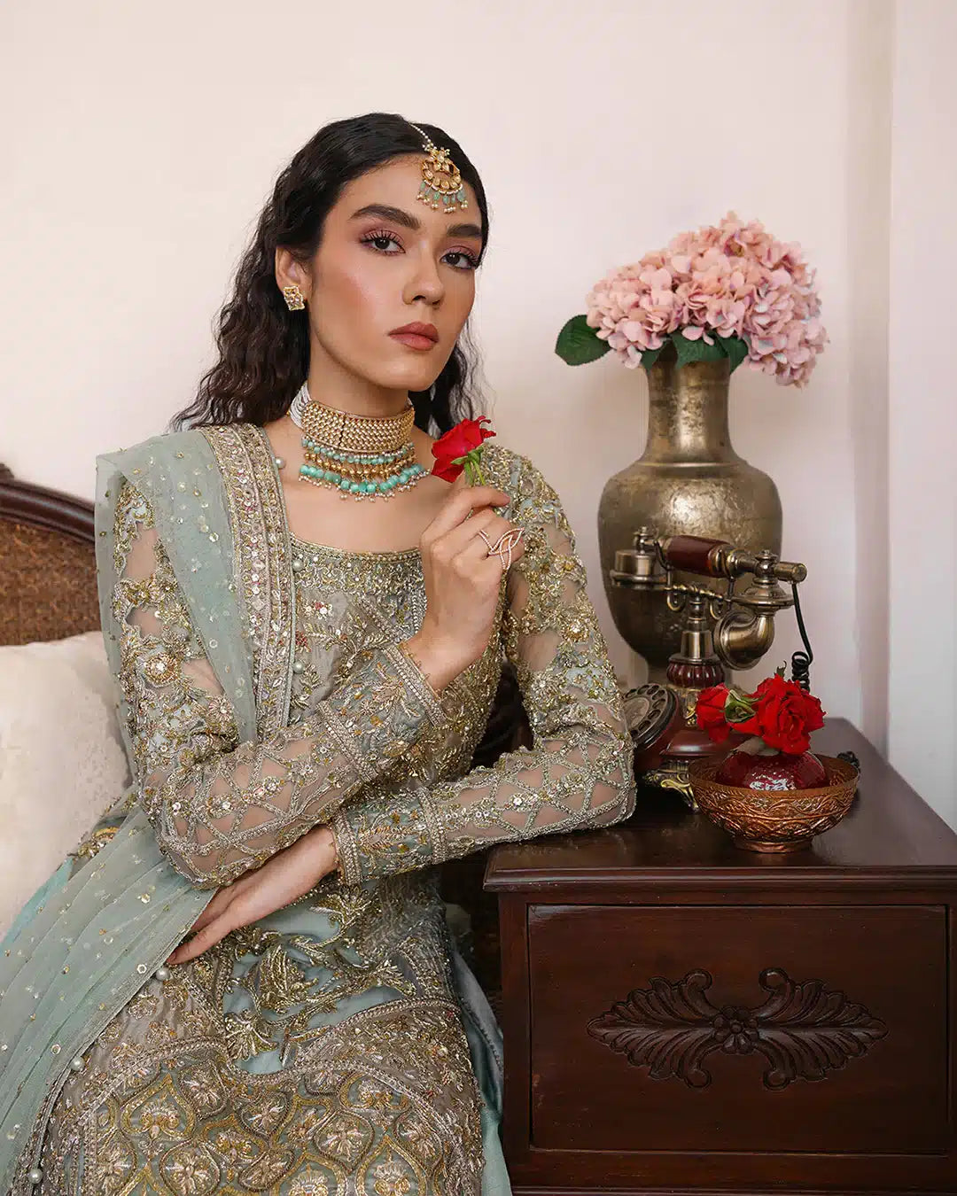 Faiza Saqlain | Irina Wedding Formals 23 | Cahya by Faiza Saqlain - Designer Dress  - Type : Wedding Dress - Available at Libayah - 100% Original 