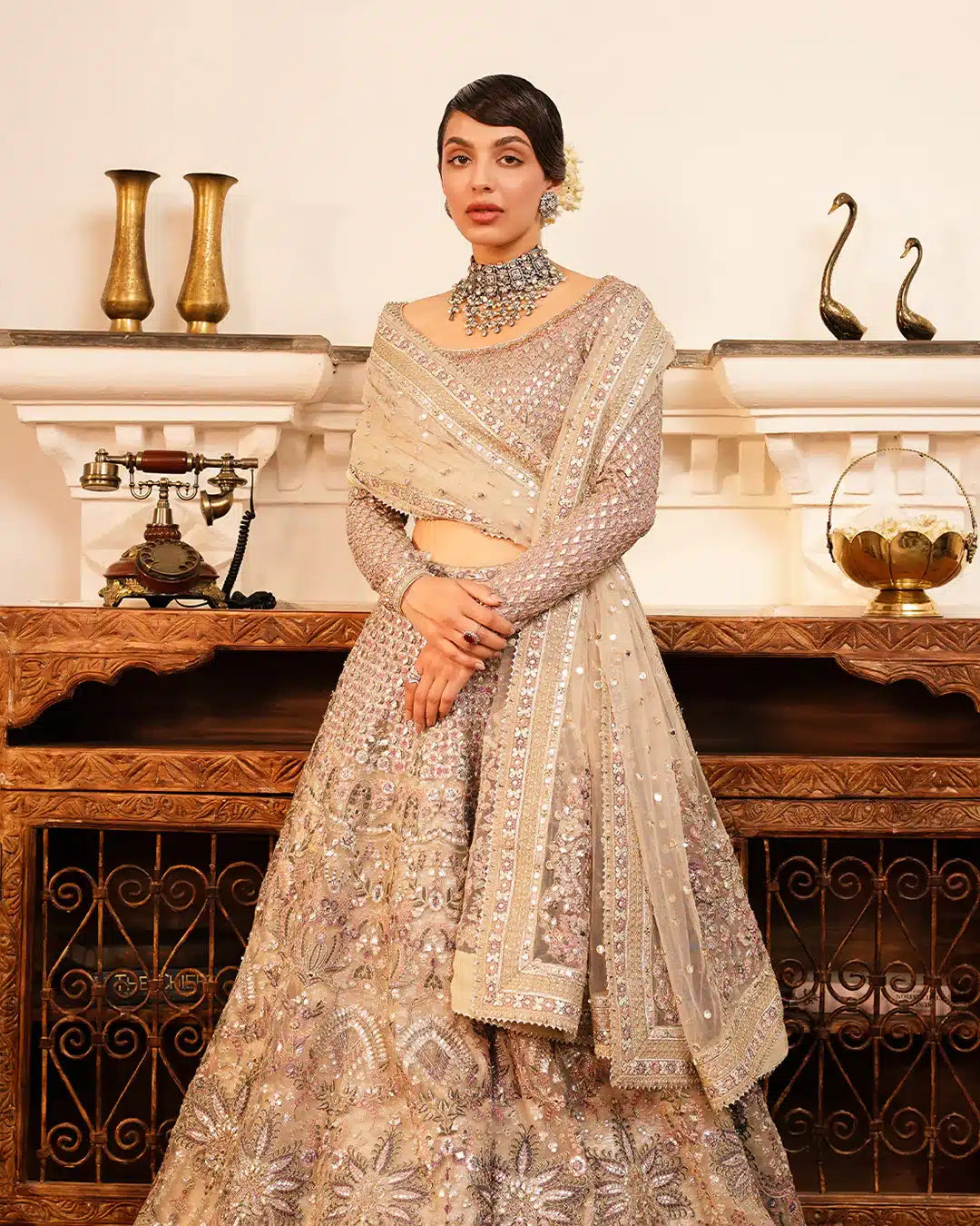 Faiza Saqlain | Irina Wedding Formals 23 | Faatin by Faiza Saqlain - Designer Dress  - Type : Wedding Dress - Available at Libayah - 100% Original 