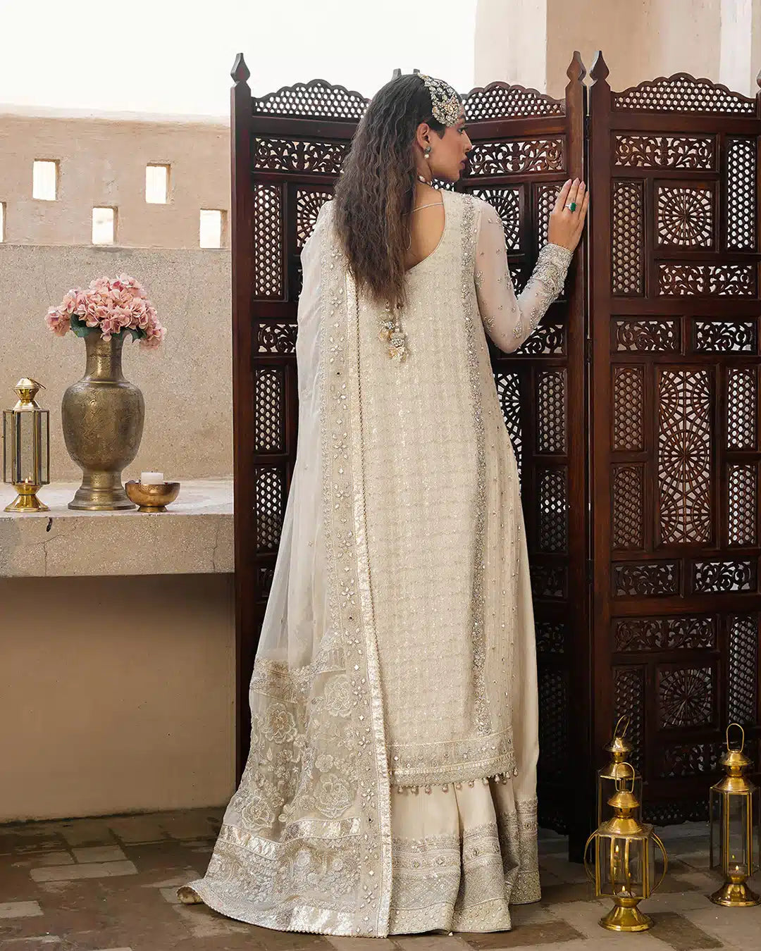 Faiza Saqlain | Irina Wedding Formals 23 | Elvana by Faiza Saqlain - Designer Dress  - Type : Wedding Dress - Available at Libayah - 100% Original 