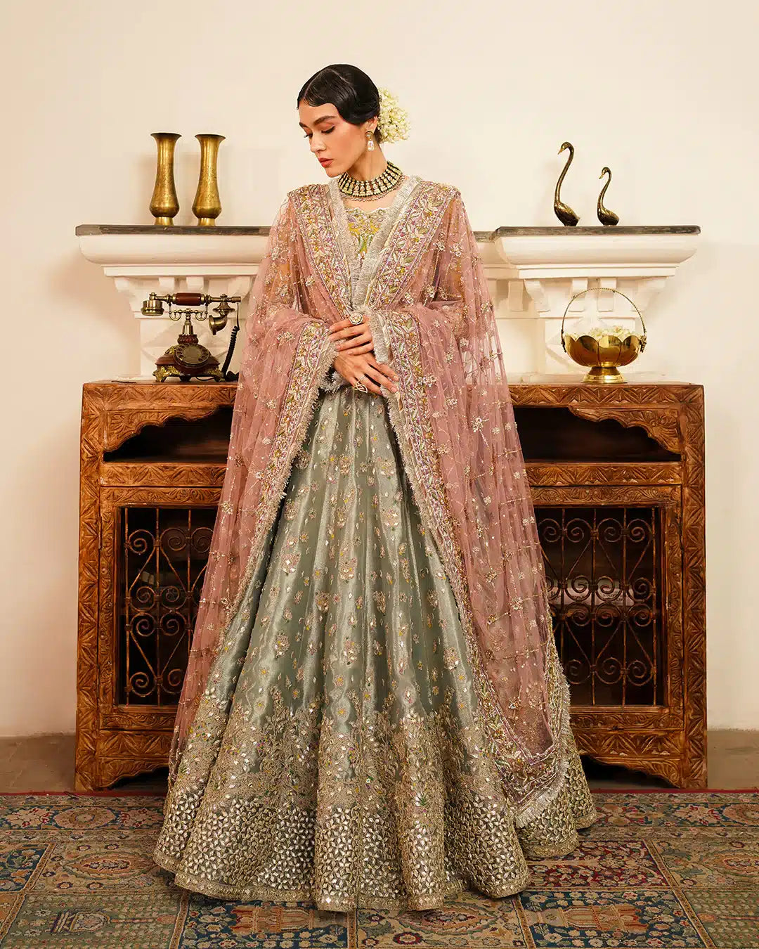 Faiza Saqlain | Irina Wedding Formals 23 | Najmeh by Faiza Saqlain - Designer Dress  - Type : Wedding Dress - Available at Libayah - 100% Original 