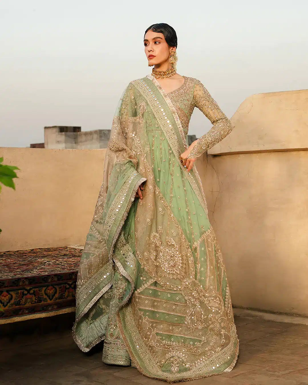 Faiza Saqlain | Irina Wedding Formals 23 | Adana by Faiza Saqlain - Designer Dress  - Type : Wedding Dress - Available at Libayah - 100% Original 