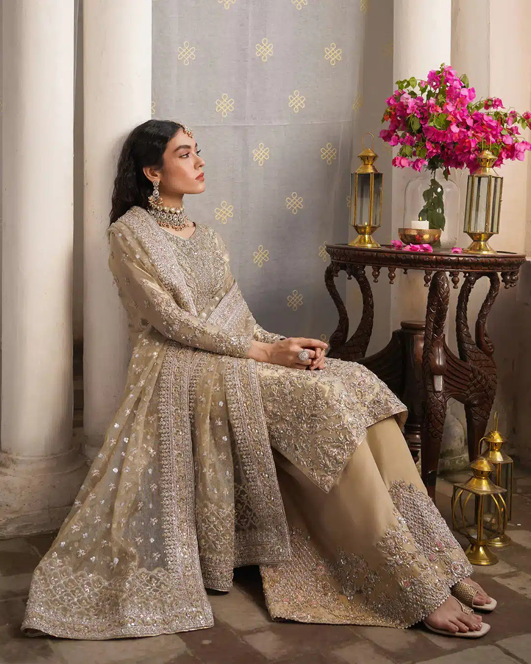 Faiza Saqlain | Irina Wedding Formals 23 | Aurela by Faiza Saqlain - Designer Dress  - Type : Wedding Dress - Available at Libayah - 100% Original 