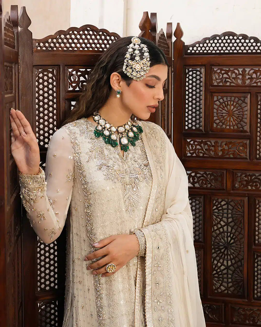 Faiza Saqlain | Irina Wedding Formals 23 | Elvana by Faiza Saqlain - Designer Dress  - Type : Wedding Dress - Available at Libayah - 100% Original 