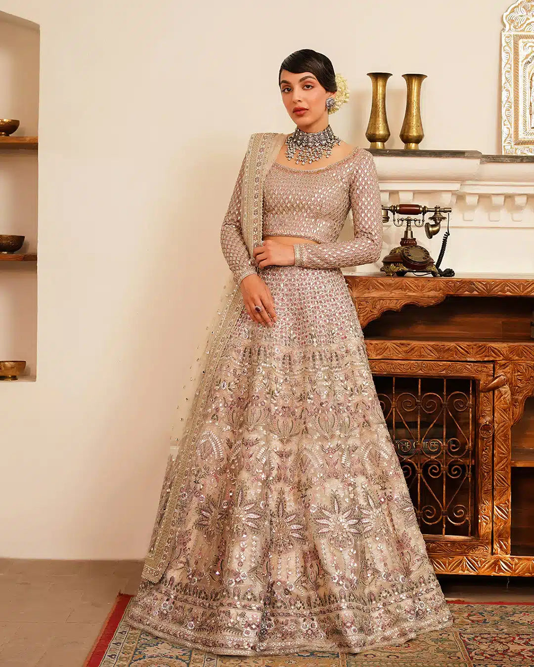 Faiza Saqlain | Irina Wedding Formals 23 | Faatin by Faiza Saqlain - Designer Dress  - Type : Wedding Dress - Available at Libayah - 100% Original 