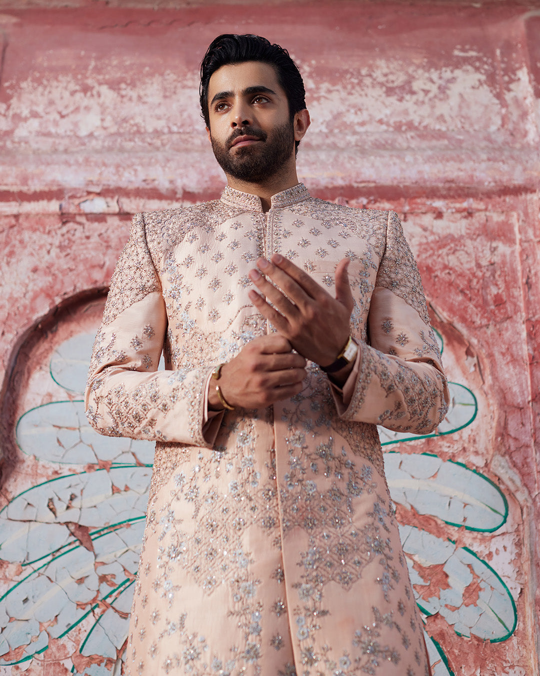 Pakistani Menswear | Ozaan by Libayah Ltd. - Designer Dress - Type: Menswear - Available at Libayah - 100% Original