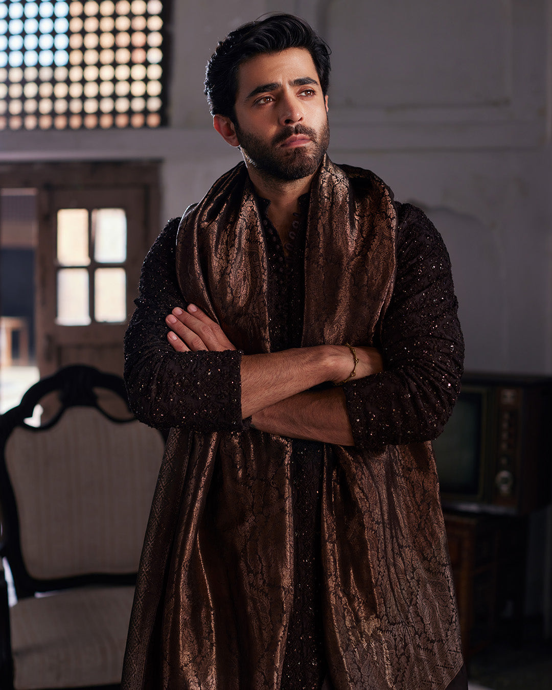 Pakistani Menswear | Vikal by Libayah Ltd. - Designer Dress - Type: Menswear - Available at Libayah - 100% Original