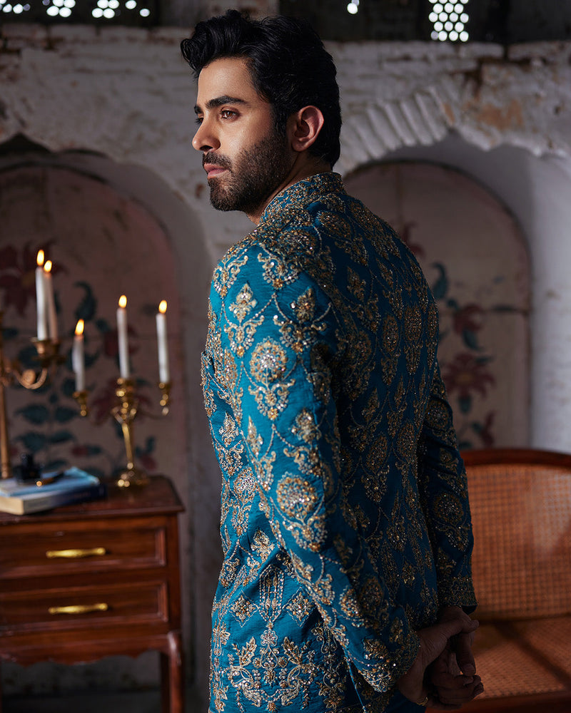 Pakistani Menswear | Gezan by Libayah Ltd. - Designer Dress - Type: Menswear - Available at Libayah - 100% Original