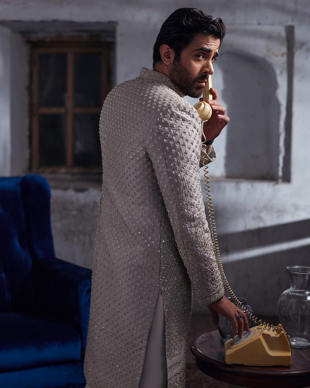 Pakistani Menswear | Mahir by Libayah Ltd. - Designer Dress - Type: Menswear - Available at Libayah - 100% Original
