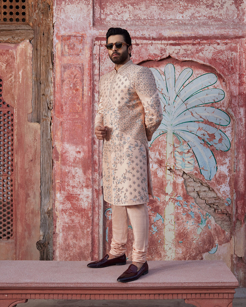 Pakistani Menswear | Ozaan by Libayah Ltd. - Designer Dress - Type: Menswear - Available at Libayah - 100% Original