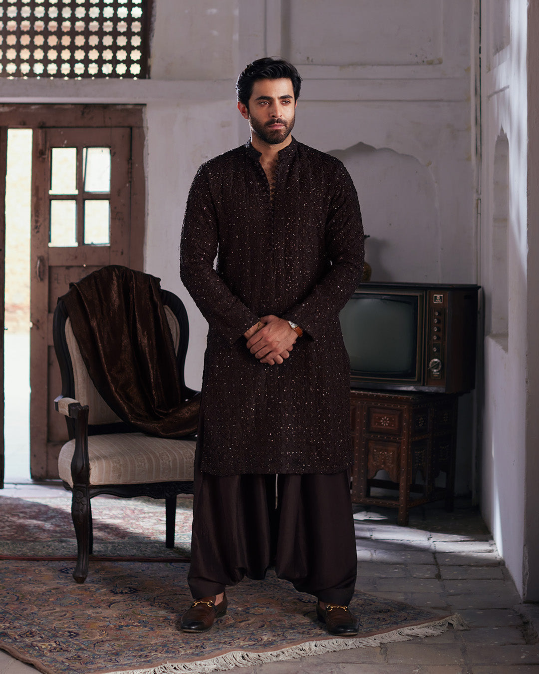 Pakistani Menswear | Vikal by Libayah Ltd. - Designer Dress - Type: Menswear - Available at Libayah - 100% Original