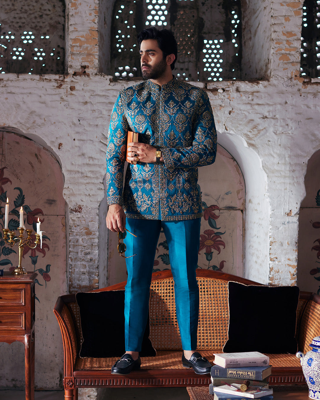 Pakistani Menswear | Gezan by Libayah Ltd. - Designer Dress - Type: Menswear - Available at Libayah - 100% Original