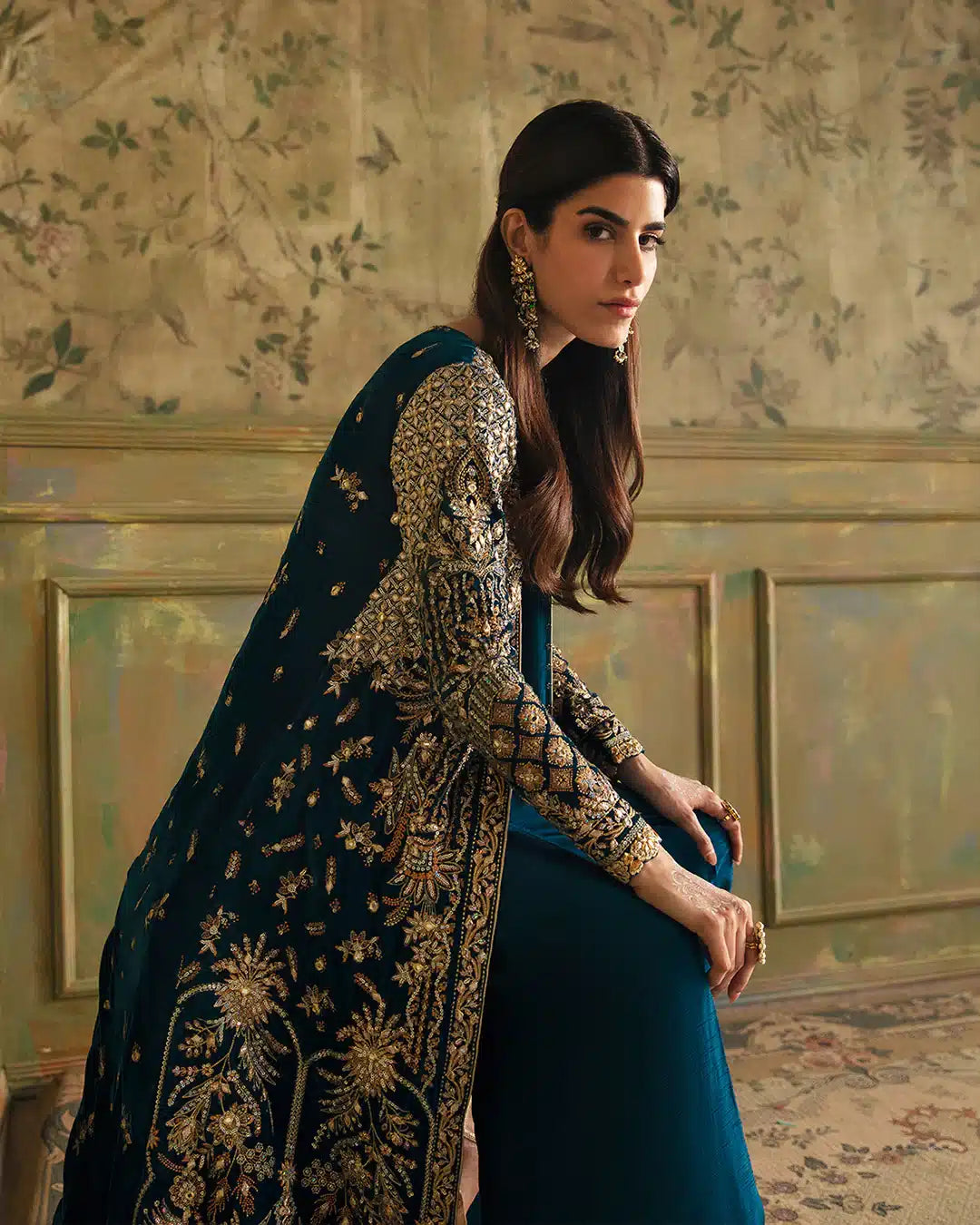 Faiza Saqlain | Manaar Luxe Formals 23 | Haanie by Faiza Saqlain - Designer Dress  - Type : Wedding Dress - Available at Libayah - 100% Original 