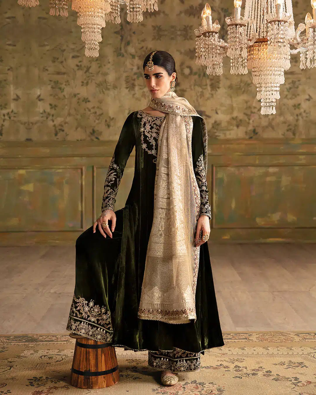 Faiza Saqlain | Manaar Luxe Formals 23 | Tissa by Faiza Saqlain - Designer Dress  - Type : Wedding Dress - Available at Libayah - 100% Original 