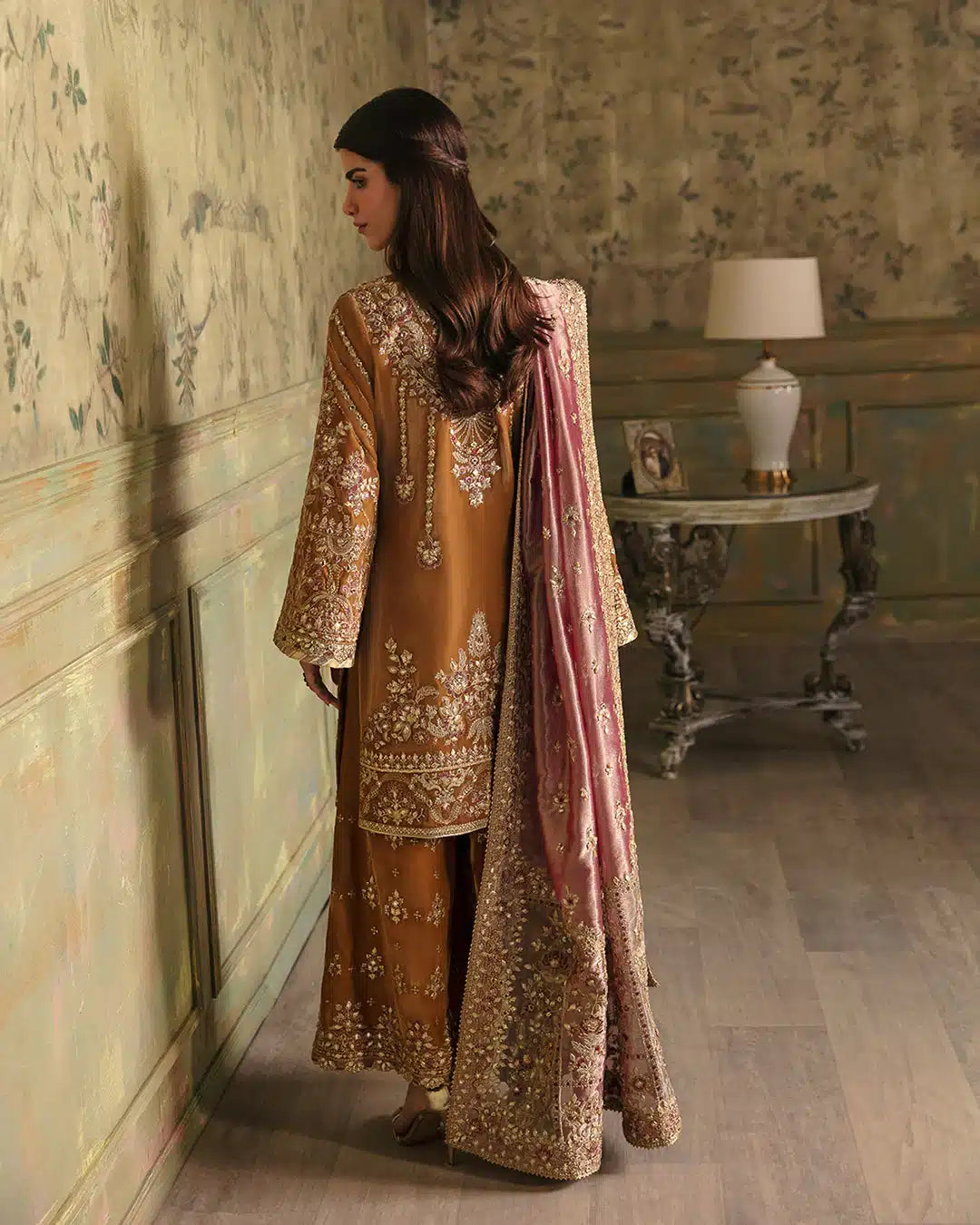 Faiza Saqlain | Manaar Luxe Formals 23 | Lamees by Faiza Saqlain - Designer Dress  - Type : Wedding Dress - Available at Libayah - 100% Original 