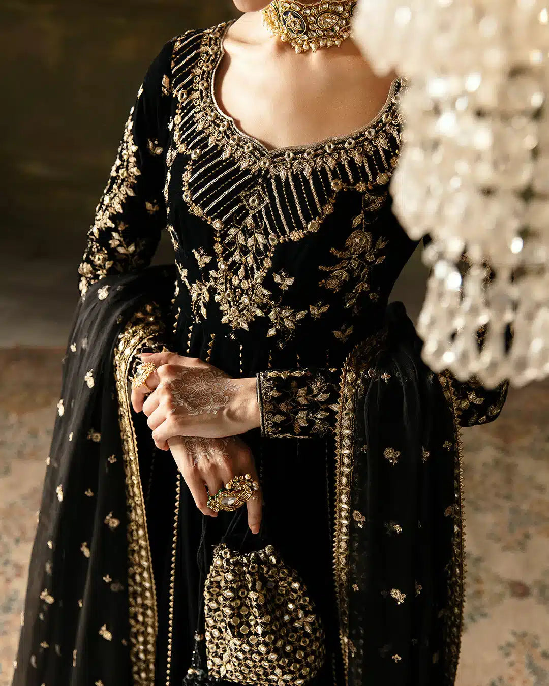 Faiza Saqlain | Manaar Luxe Formals 23 | Venera by Faiza Saqlain - Designer Dress  - Type : Wedding Dress - Available at Libayah - 100% Original 