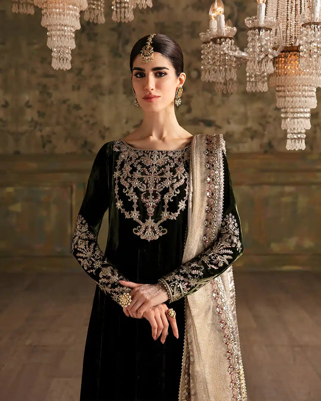 Faiza Saqlain | Manaar Luxe Formals 23 | Tissa by Faiza Saqlain - Designer Dress  - Type : Wedding Dress - Available at Libayah - 100% Original 