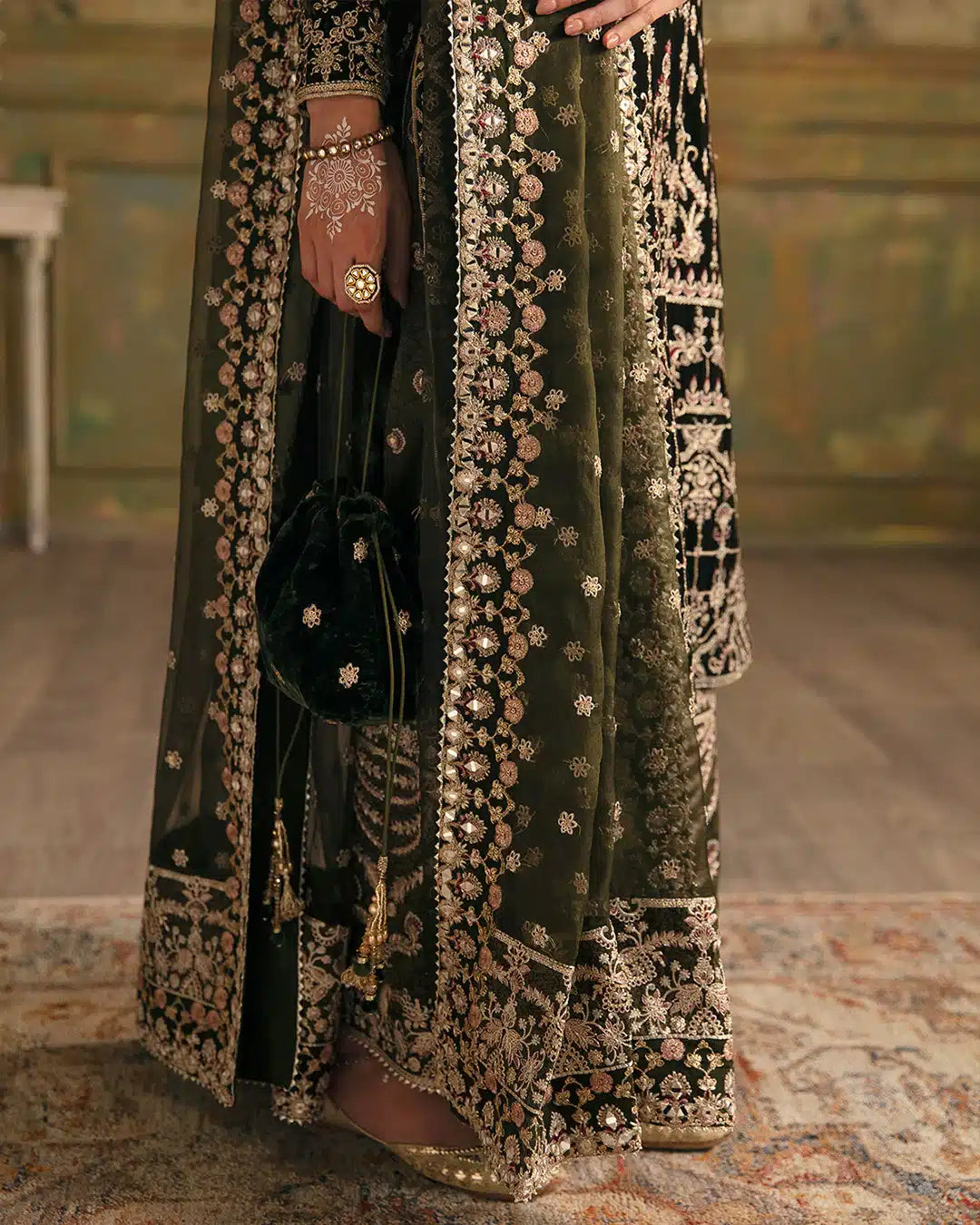 Faiza Saqlain | Manaar Luxe Formals 23 | Adara by Faiza Saqlain - Designer Dress  - Type : Wedding Dress - Available at Libayah - 100% Original 