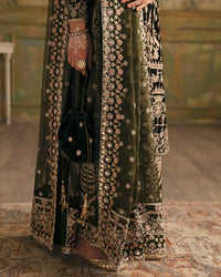 Faiza Saqlain | Manaar Luxe Formals 23 | Adara by Faiza Saqlain - Designer Dress  - Type : Wedding Dress - Available at Libayah - 100% Original 