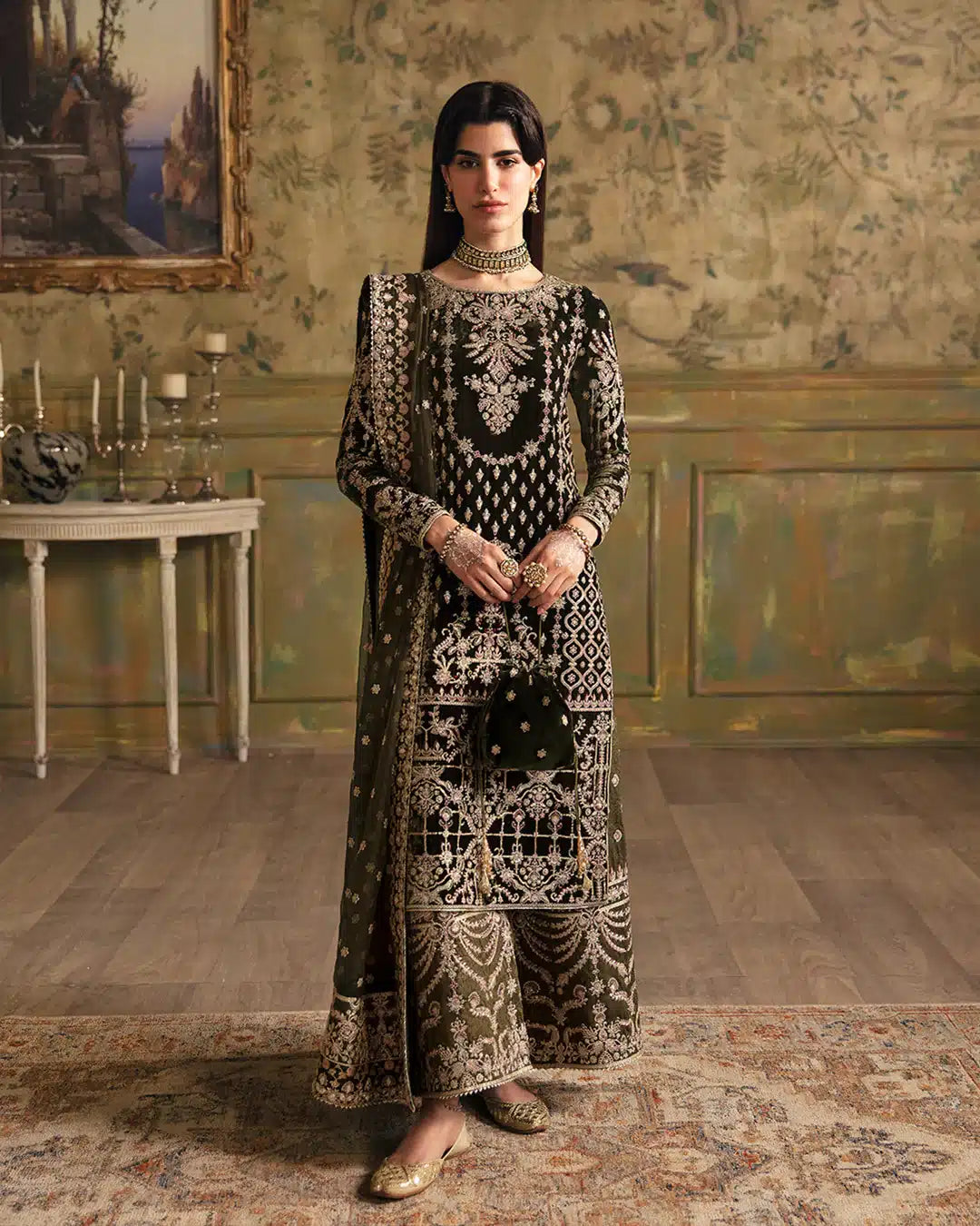 Faiza Saqlain | Manaar Luxe Formals 23 | Adara by Faiza Saqlain - Designer Dress  - Type : Wedding Dress - Available at Libayah - 100% Original 