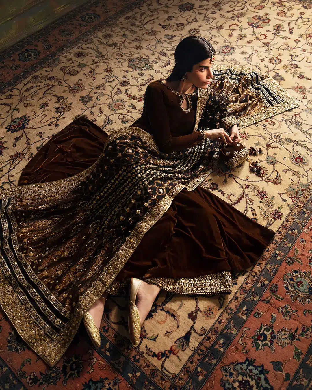 Faiza Saqlain | Manaar Luxe Formals 23 | Ritaan by Faiza Saqlain - Designer Dress  - Type : Wedding Dress - Available at Libayah - 100% Original 