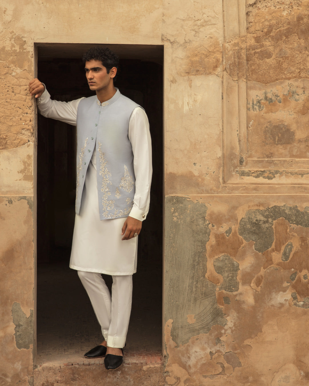Pakistani Menswear | Zubeen by Libayah Ltd. - Designer Dress - Type: Menswear - Available at Libayah - 100% Original
