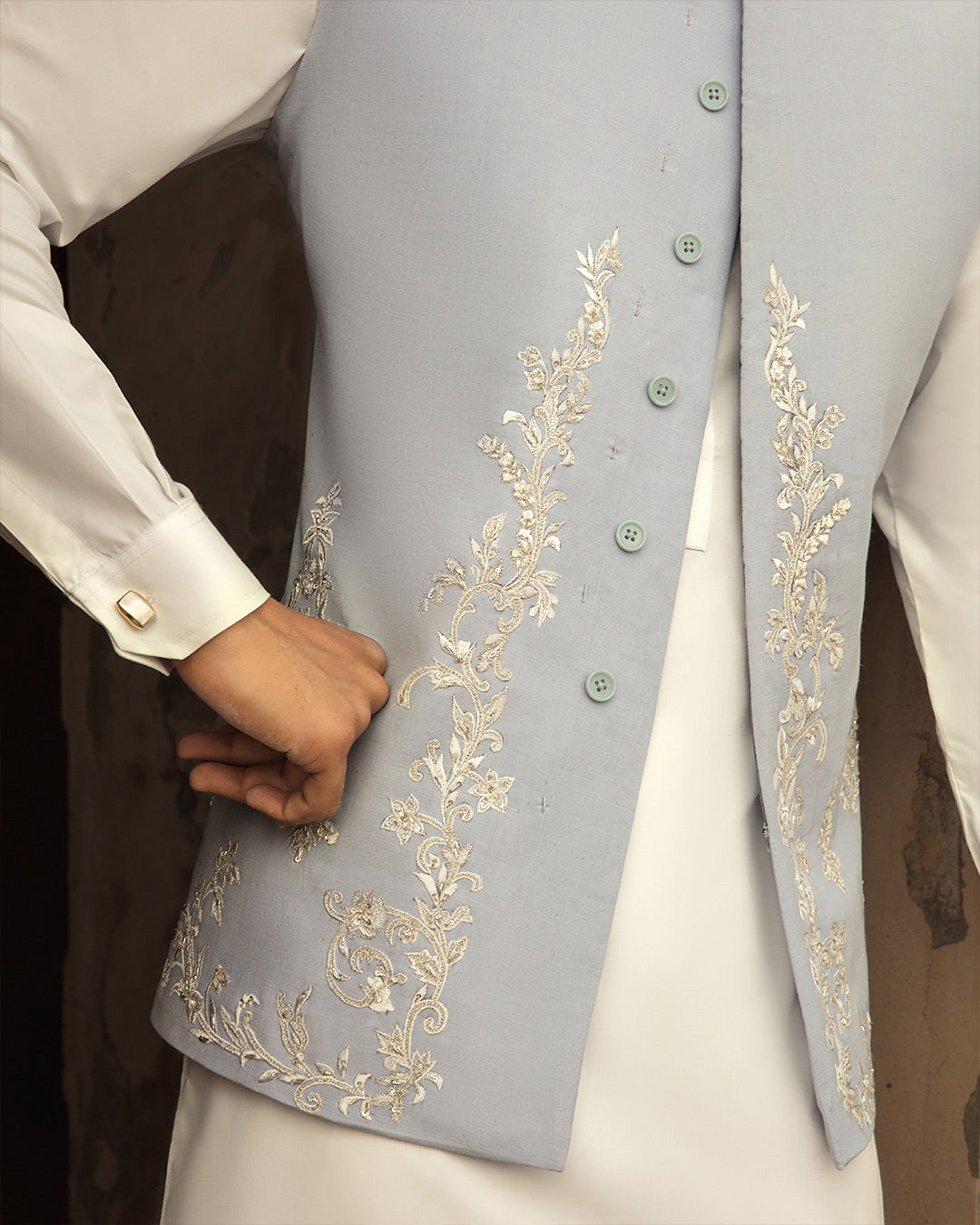 Pakistani Menswear | Zubeen by Libayah Ltd. - Designer Dress - Type: Menswear - Available at Libayah - 100% Original