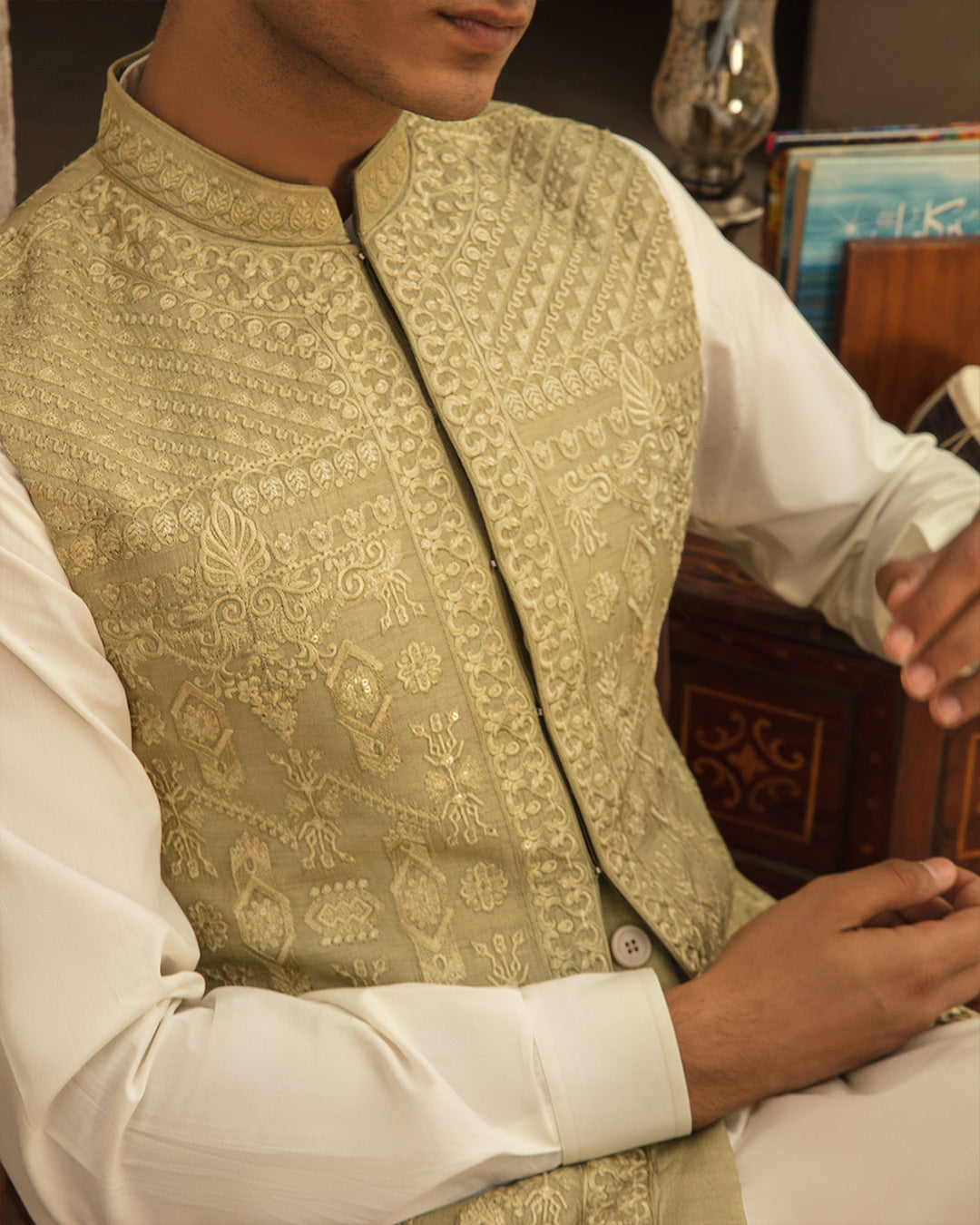 Pakistani Menswear | Sefan by Libayah Ltd. - Designer Dress - Type: Menswear - Available at Libayah - 100% Original