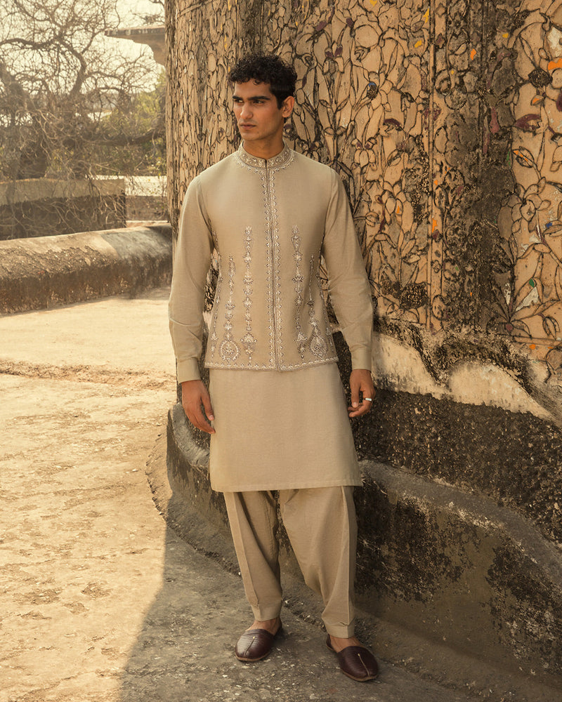 Pakistani Menswear | Delawar by Libayah Ltd. - Designer Dress - Type: Menswear - Available at Libayah - 100% Original