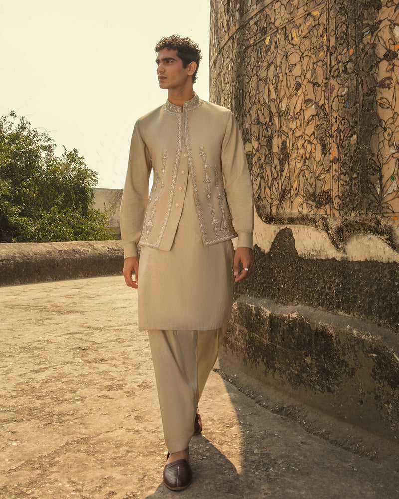 Pakistani Menswear | Delawar by Libayah Ltd. - Designer Dress - Type: Menswear - Available at Libayah - 100% Original