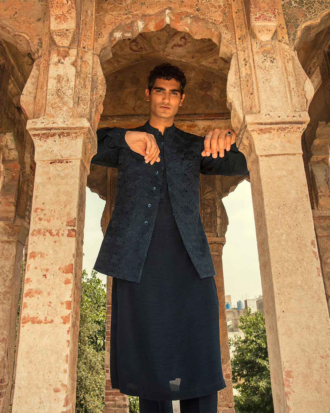 Pakistani Menswear | Aref by Libayah Ltd. - Designer Dress - Type: Menswear - Available at Libayah - 100% Original