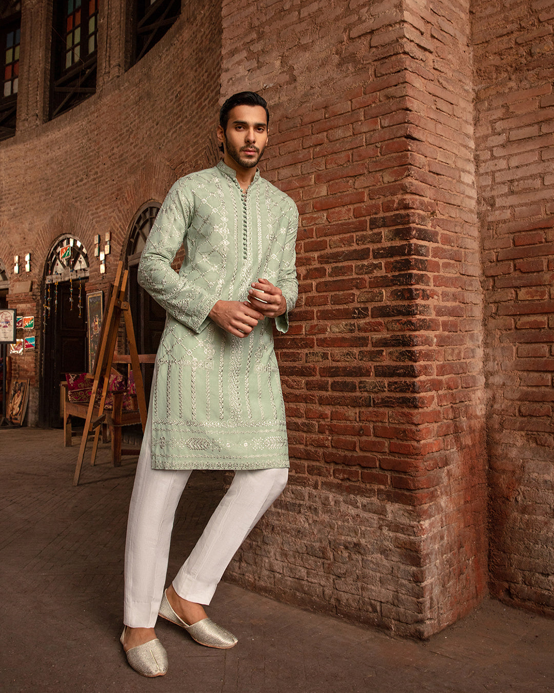 Pakistani Menswear | Taneer by Libayah Ltd. - Designer Dress - Type: Menswear - Available at Libayah - 100% Original