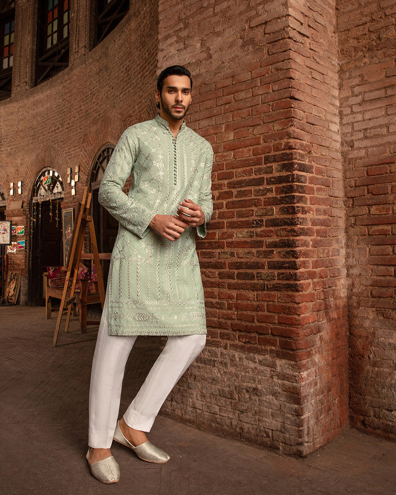 Pakistani Menswear | Taneer by Libayah Ltd. - Designer Dress - Type: Menswear - Available at Libayah - 100% Original
