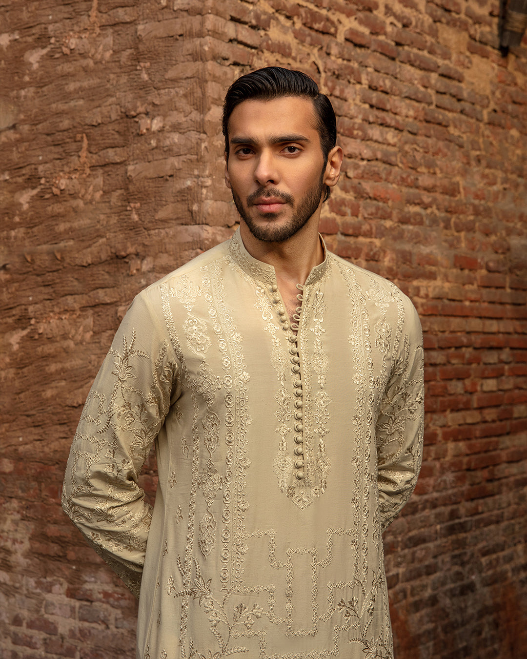 Pakistani Menswear | Doruk by Libayah Ltd. - Designer Dress - Type: Menswear - Available at Libayah - 100% Original