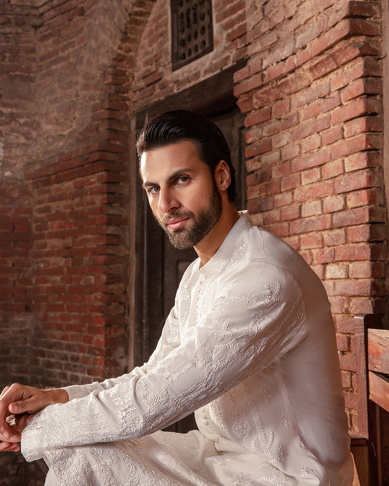 Pakistani Menswear | Arsen by Libayah Ltd. - Designer Dress - Type: Menswear - Available at Libayah - 100% Original