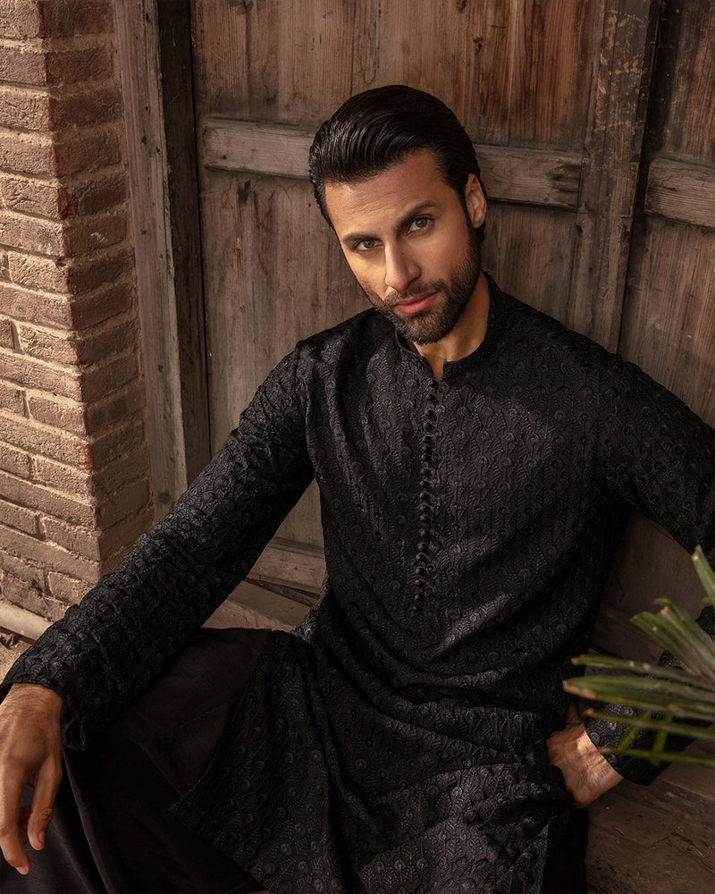 Pakistani Menswear | Baydsar by Libayah Ltd. - Designer Dress - Type: Menswear - Available at Libayah - 100% Original