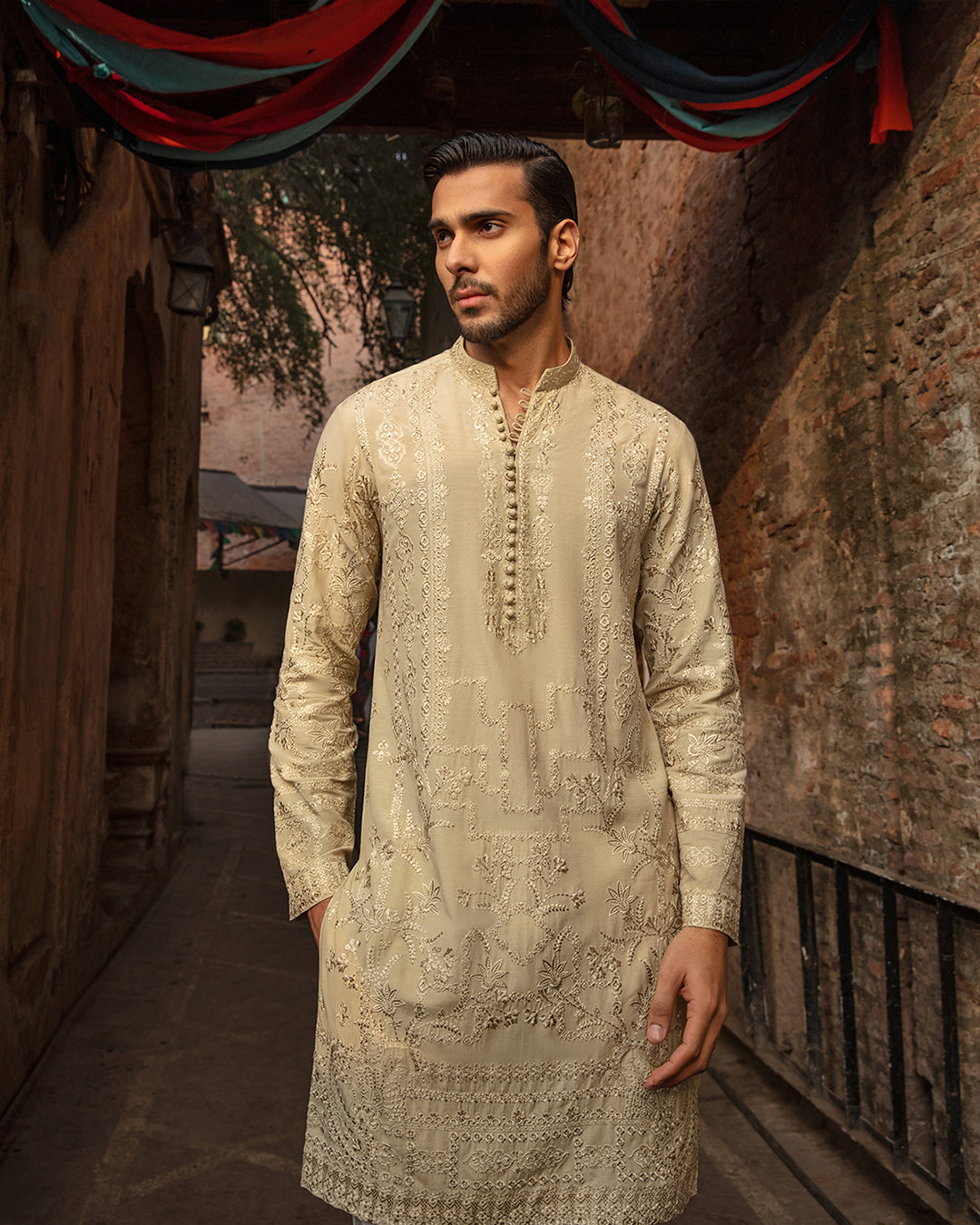 Pakistani Menswear | Doruk by Libayah Ltd. - Designer Dress - Type: Menswear - Available at Libayah - 100% Original