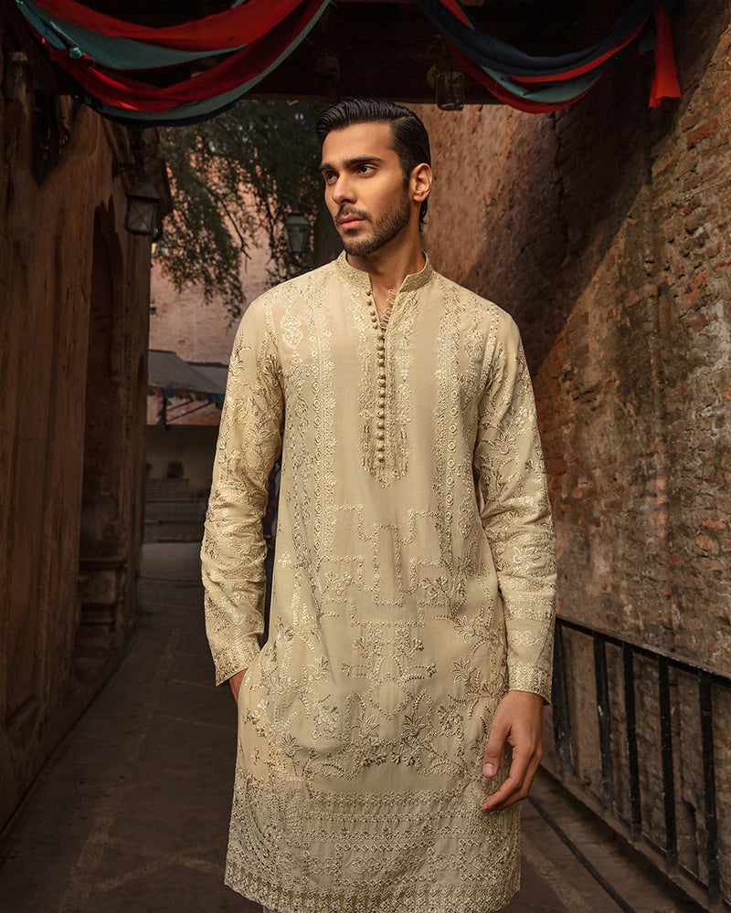 Pakistani Menswear | Doruk by Libayah Ltd. - Designer Dress - Type: Menswear - Available at Libayah - 100% Original