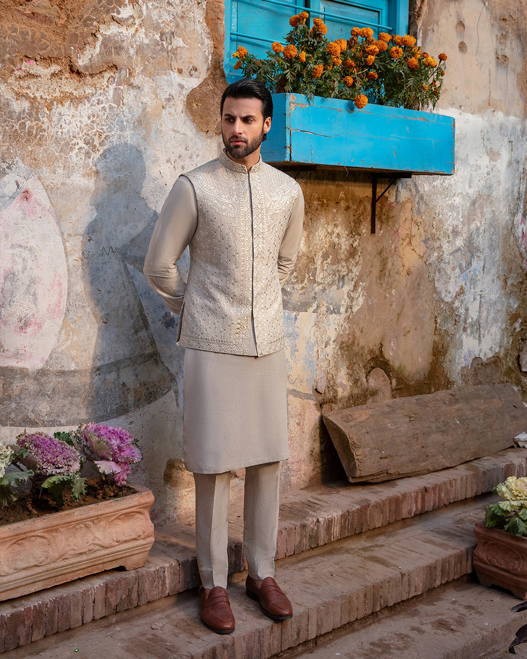 Pakistani Menswear | Feret by Libayah Ltd. - Designer Dress - Type: Menswear - Available at Libayah - 100% Original