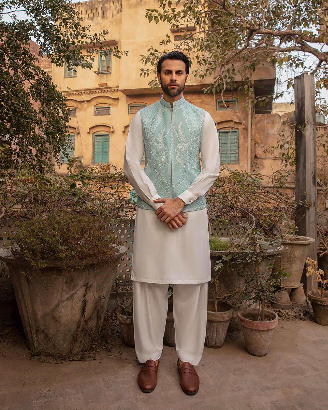 Pakistani Menswear | Mavi by Libayah Ltd. - Designer Dress - Type: Menswear - Available at Libayah - 100% Original