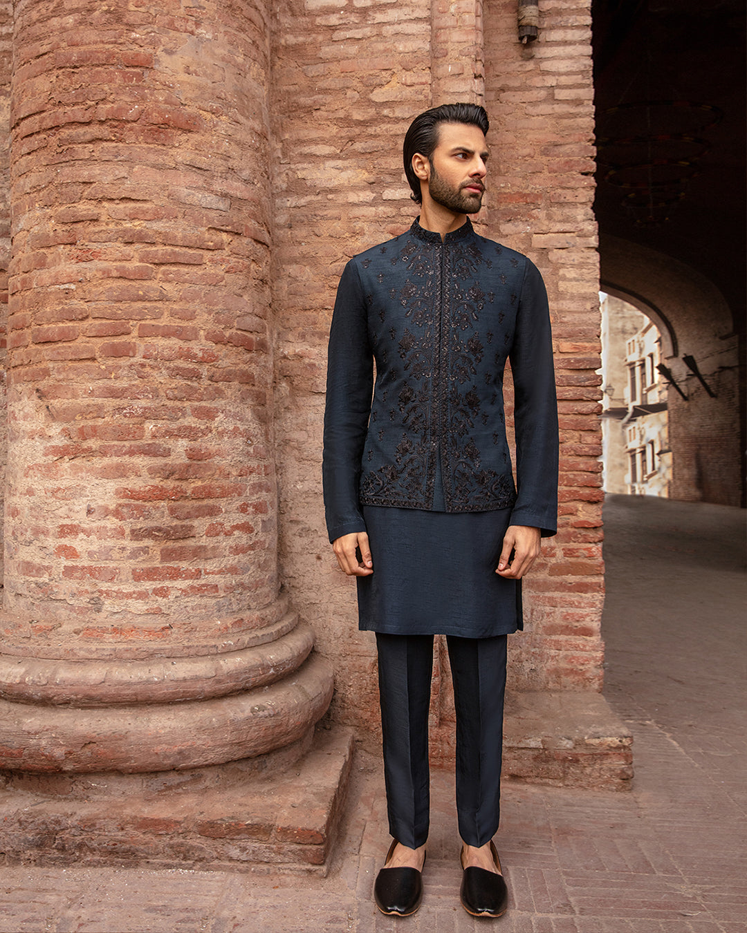 Pakistani Menswear | Emin by Libayah Ltd. - Designer Dress - Type: Menswear - Available at Libayah - 100% Original