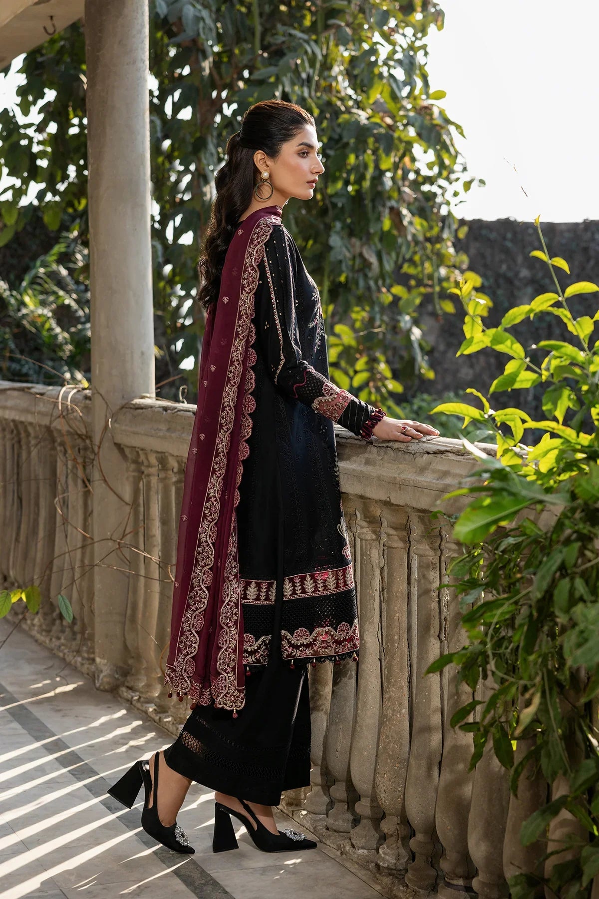 Farasha | Bahaar Embroidered Lawn | Twilight Bloom by Farasha - Designer Dress - Type: Ladies Clothes - Available at Libayah - 100% Original