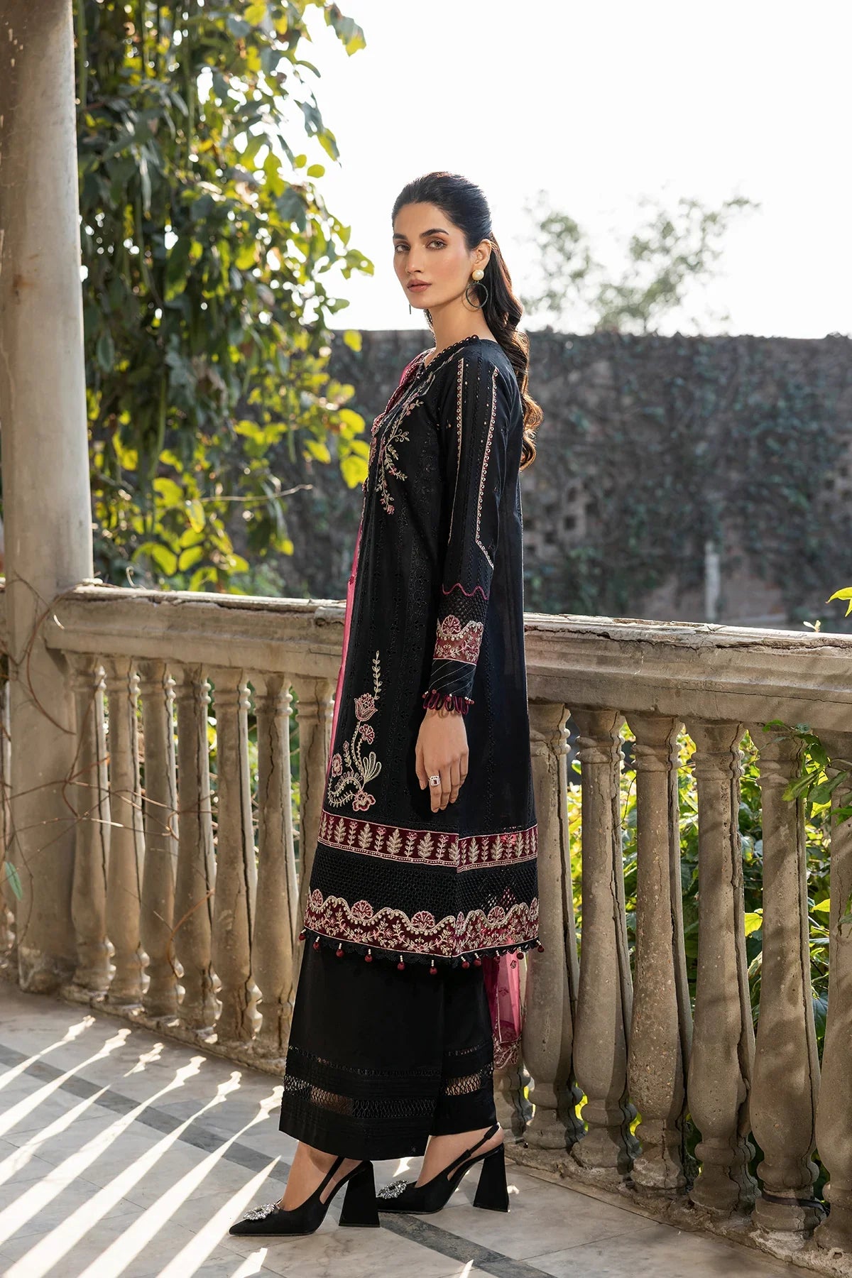 Farasha | Bahaar Embroidered Lawn | Twilight Bloom by Farasha - Designer Dress - Type: Ladies Clothes - Available at Libayah - 100% Original