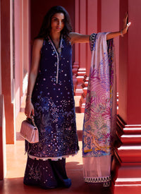 Farah Talib Aziz | Suay Lawn 24 | IZEA BLUE by Farah Talib Aziz - Designer Dress - Type: Ladies Clothes - Available at Libayah - 100% Original