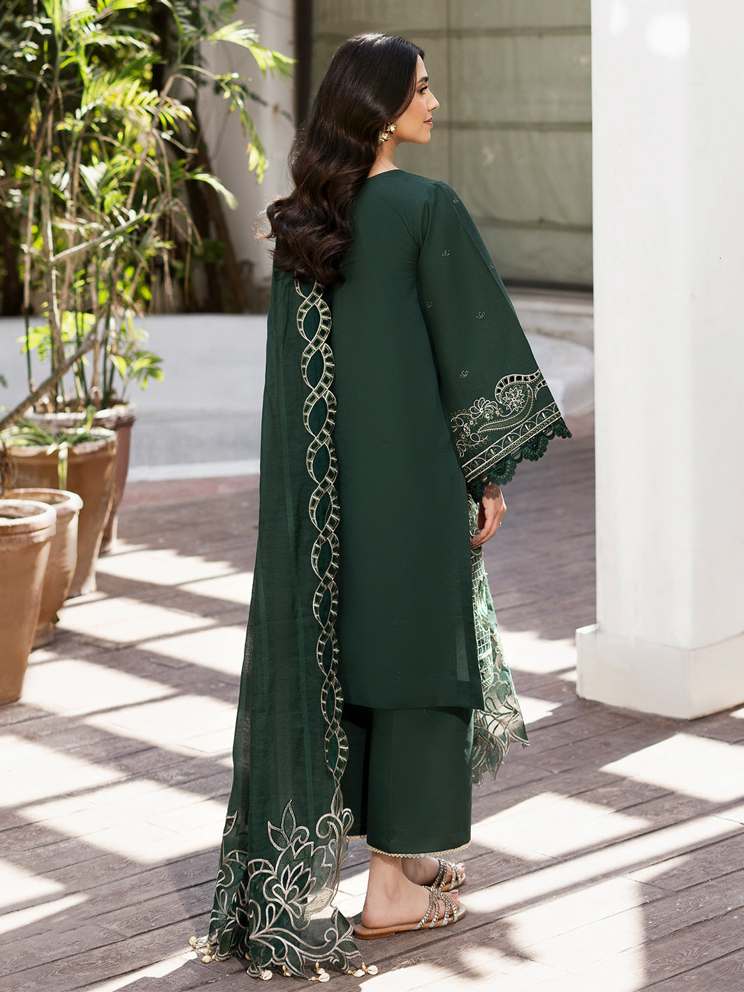 Izel | Mahveen Festive Lawn 25 | FATIN by Izel - Designer Dress - Type: Ladies Clothes - Available at Libayah - 100% Original